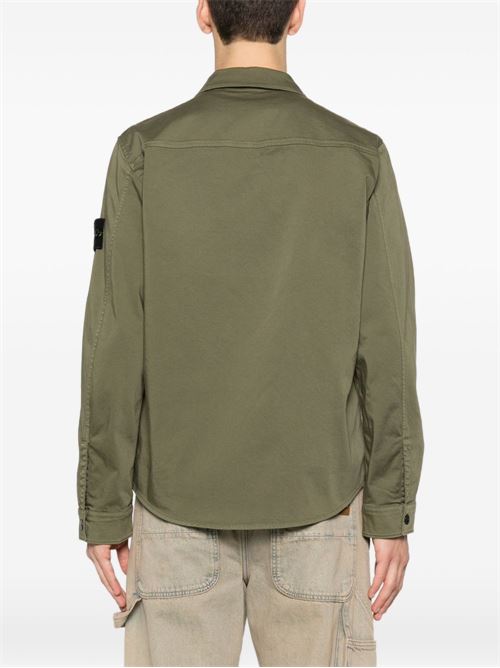Zip-Up Overshirt STONE ISLAND | L1S151200015S0012V005G